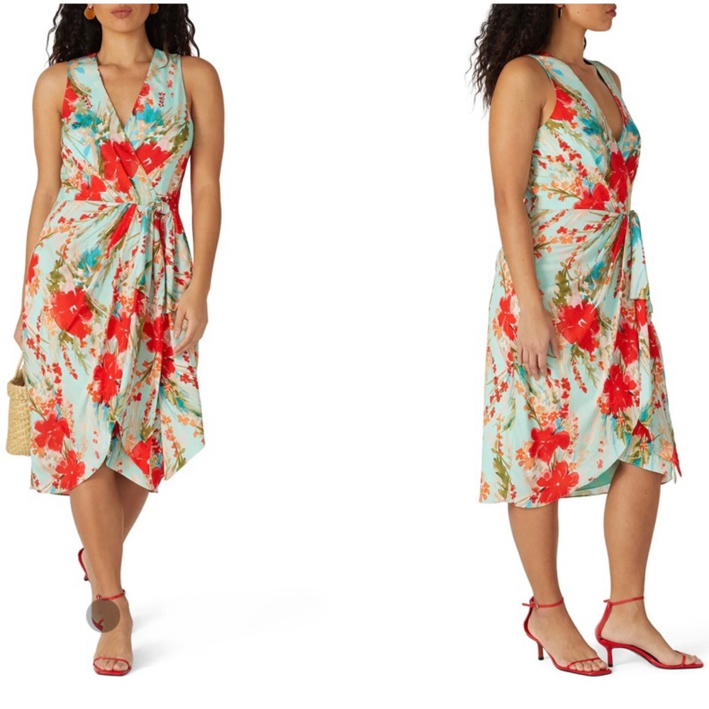 Badgley Mischka Floral Dress Size 6